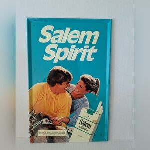 Vintage Salem Spirit Advertisement Sign